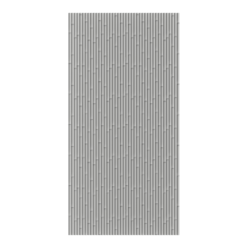 3D Data Half-Split Panel, Refined Finish