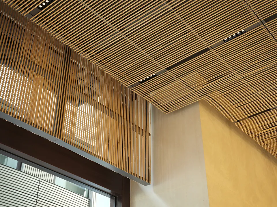 竹建材のある天井