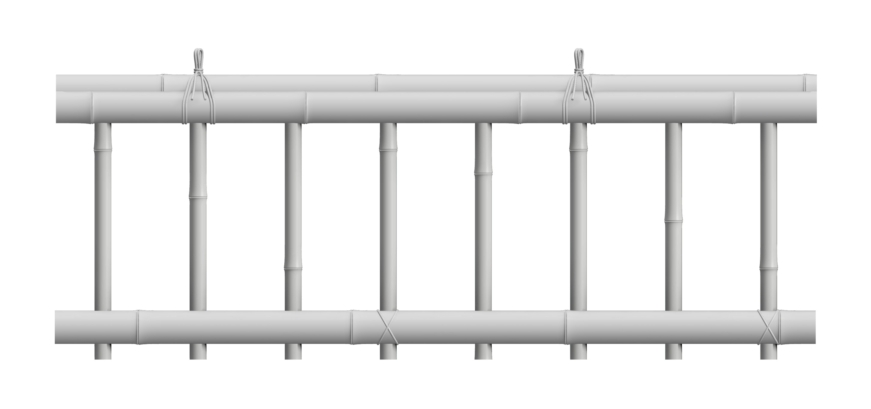金閣寺垣 H600 3Dデータ